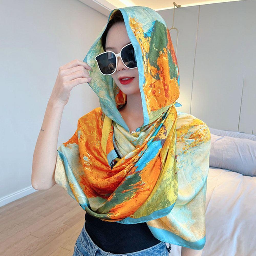 With Buckle Muslim Turban Sun-Resistant Headscarf Fashion Baotou Hat Women