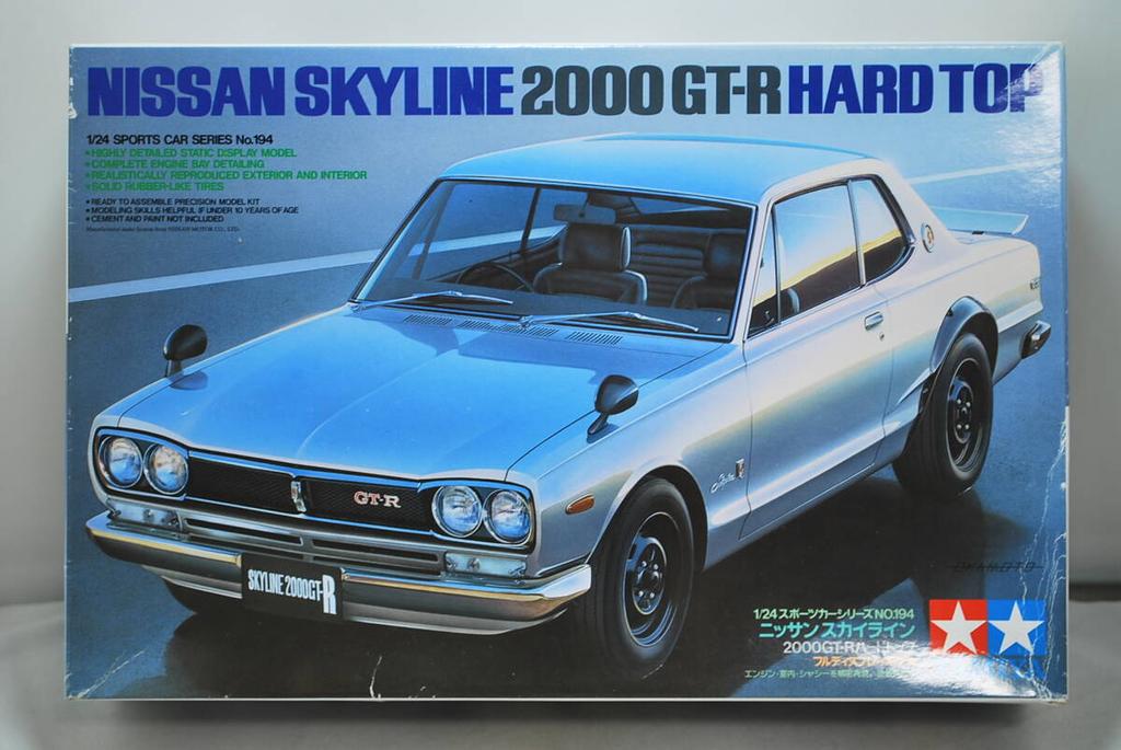Tamiya Nissan Skyline KPGC10 Hardtop with Engine Hakosuka K26080096Unopened 1/24 2000GT-R (No.194/24194)