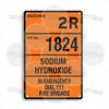 Biological Hazchem Sign Arsenical Pesticides Warning Plaque Corrosive Liquid Diesel Fill Point Toxic Material Farm Hazard Poster