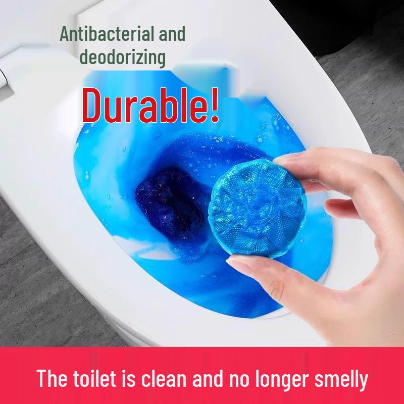 Набор из 3 антибактериальных средств для чистки унитаза: Мощная дезодорация, ароматное удаление накипи, длительный устранитель запаха