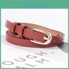 Halfround Buckle Womens Belt Versatile Minimalist Decorative Korean Style