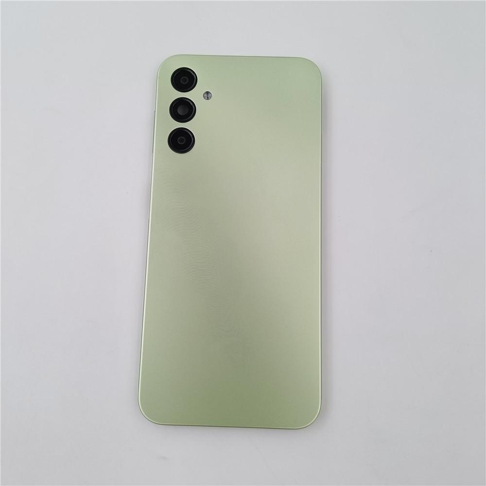 Для SAMSUNG Galaxy A14 5G A146, SM-A146B Задняя крышка аккумулятора из стекла, Корпус задней панели, Запасная часть с рамкой для объектива камеры
