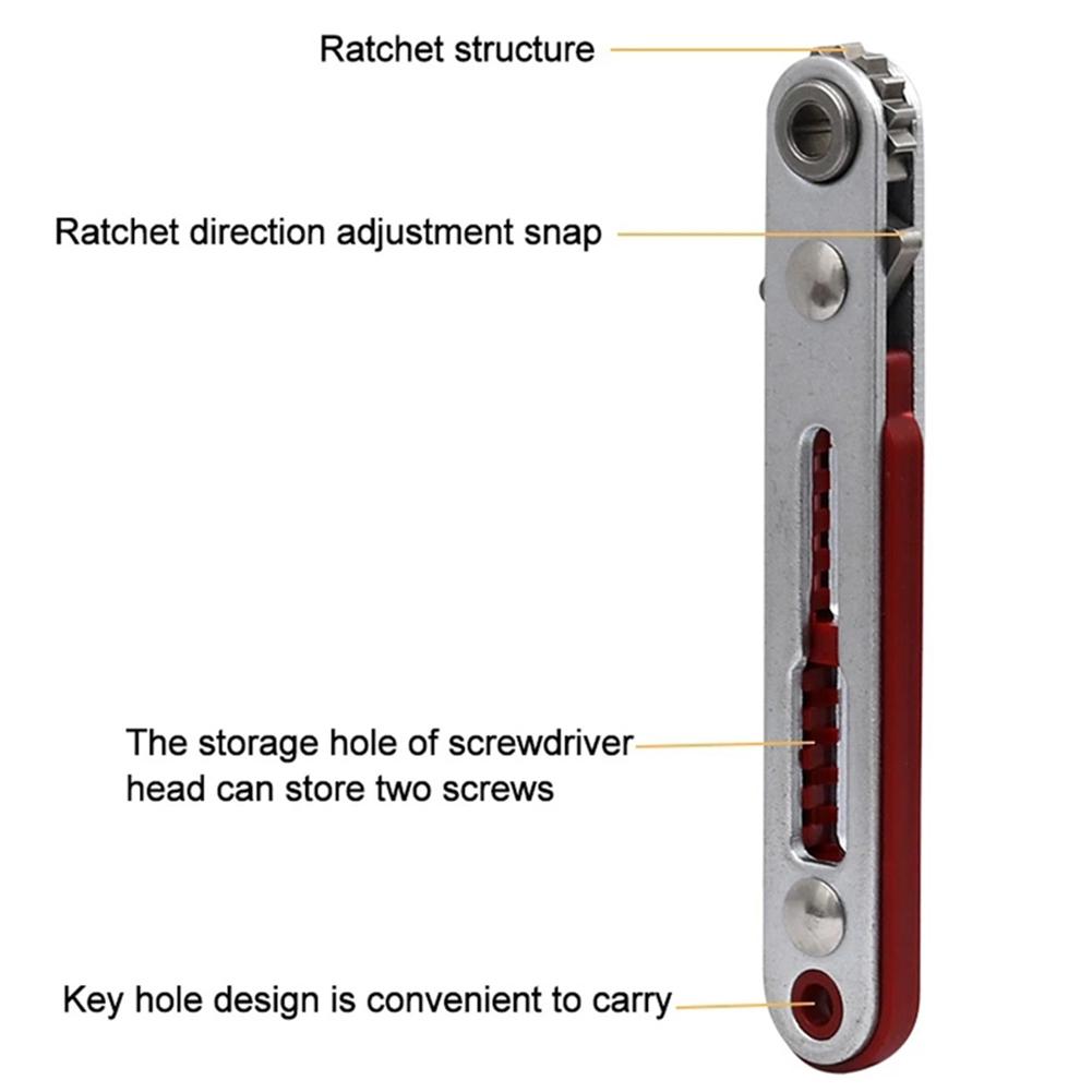 103мм(4-дюймовый) Ключ-трещотка 16 зубцов Хром-ванадиевая сталь