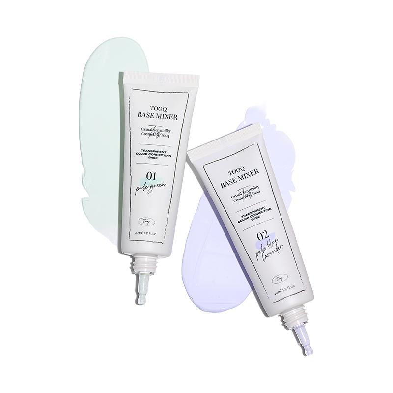 TooQ Прозрачная цветокорректирующая база (01 Бледно-зеленый) SPF 28 PA+++ 40мл