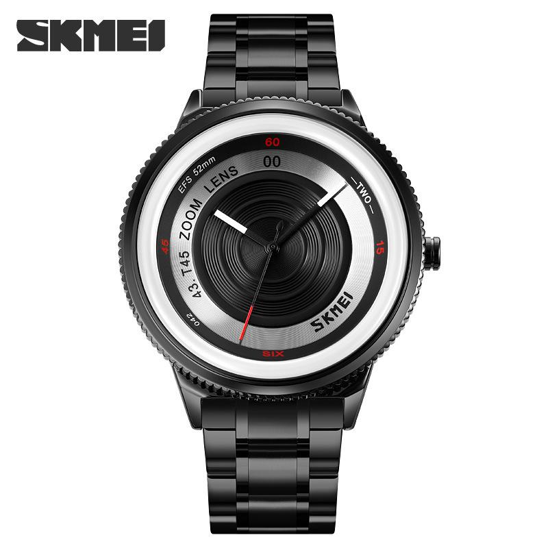 Skmei Часы Moment Beauty Brand Featured Watch Fashion Dial Steel Strap Интернет-знаменитость Мужские часы из нержавеющей стали Кварцевые часы