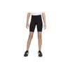 Nike Dri-Fit Solid Logo High-Waisted Cycling Shorts For Kids Kids Bottoms Black DQ8832-010