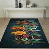 Spice Pattern Modern Rug | Kitchen Rug | Non-Slip Backing Carpet