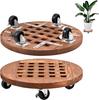 Диаметр цветочного горшка деревянный цветочный горшок на колесиках и с пробкой подставка с дизайном квадратной решетки, 30 см, подставка, подставка, функция,