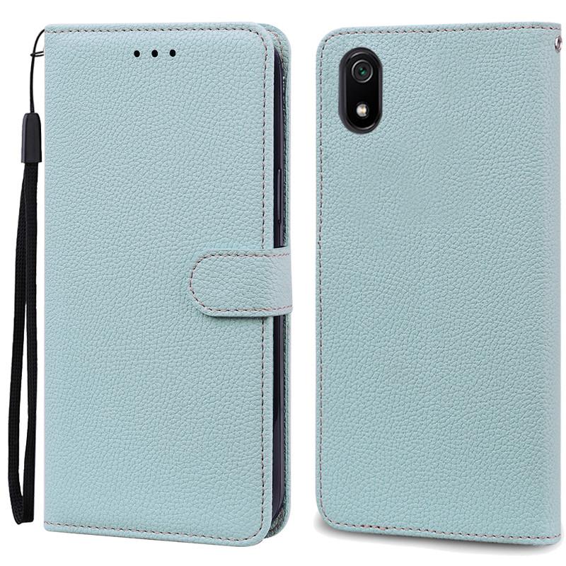 Phone Case For Xiaomi Redmi 7A 7 A Matte TPU Soft Cover Leather Wallet Flip Case For Xiomi Redmi 7A Redmi7A Case Fundas Bumper