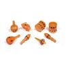 PolyHero Dice Bard 8 Dice Set (Amber Ale)