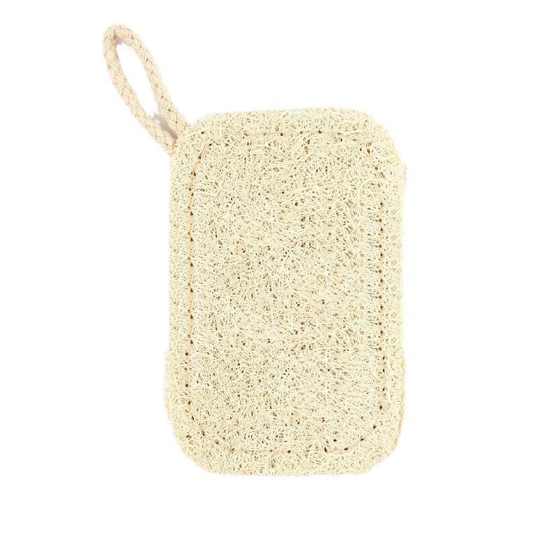 Loofah Core Natural Pot & Dishwashing Brush - Durable, Non-stick Oil Sponge for Household Kitchen Cleaning
