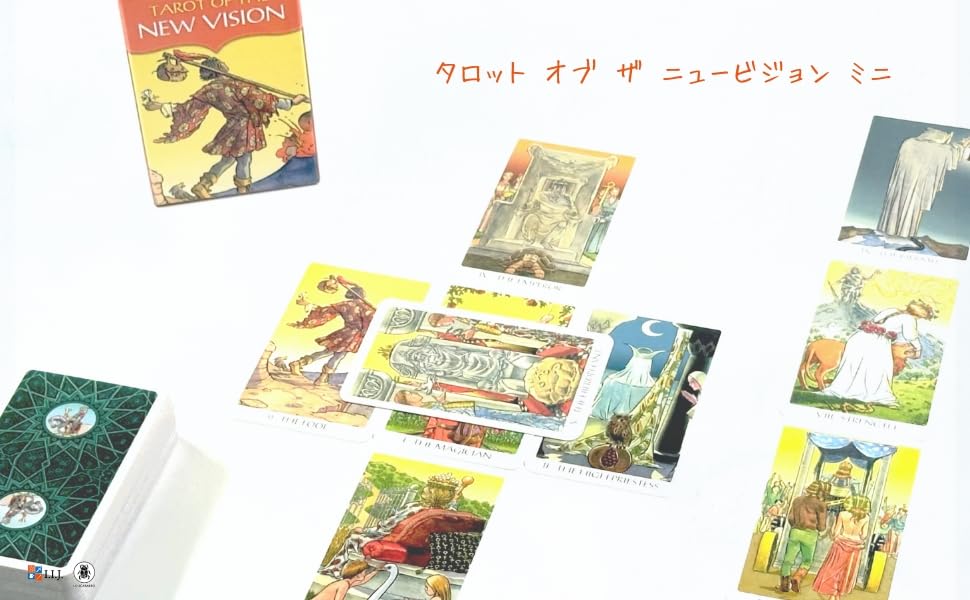 Таро Нового Видения Уэйта 78 Миниатюрное Таро Включает Японский Аутентичный Продукт I.I.J Мини, Издание, Карты, Карты, Инструкции,