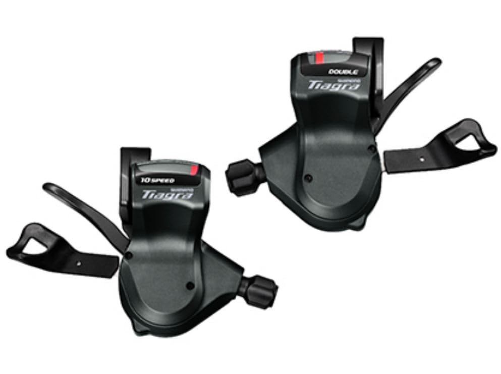 SHIMANO Комплект рычагов переключения передач левый и правый, 2 троса переключения передач 10S ISL4700PA TIAGRA (ДОРОГА) SL-4700-P Включено/Черный