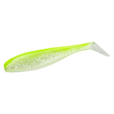 DAIWA Червь с хвостиком-лопаткой Ricky Shad 3.5 Прозрачный Лимонный Glow
