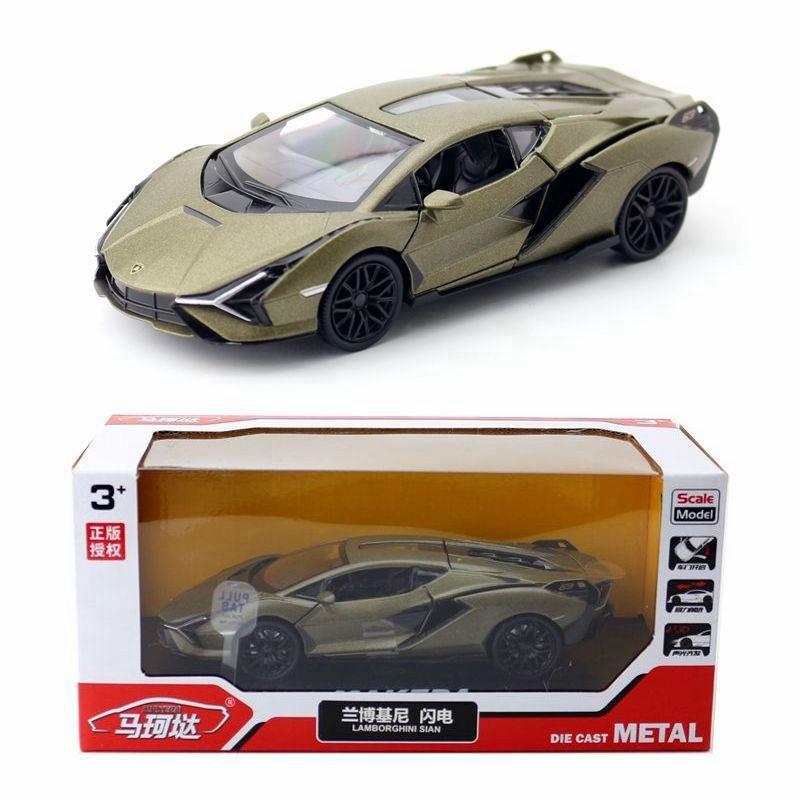 Ламборгини 1:32-дюймовая литая модель автомобиля со звуком, светом и инерционным управлением для коллекционеров.