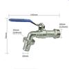 BSP Lever Horticultural Faucet Garden Hose Plug Ball Type Valve Blue Handle Water Tap