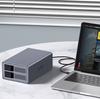 9828RU3 disk array with raid controller for 2 drives 2.5'' / 3.5'' sata HDD / SSD - gray