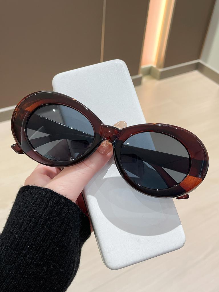 Stylish Women'S Small Frame Oval Sunglasses Latest Cool Multi Color Design Glasses Classic Style Designer Shades Uv400 Protection Eye Wear