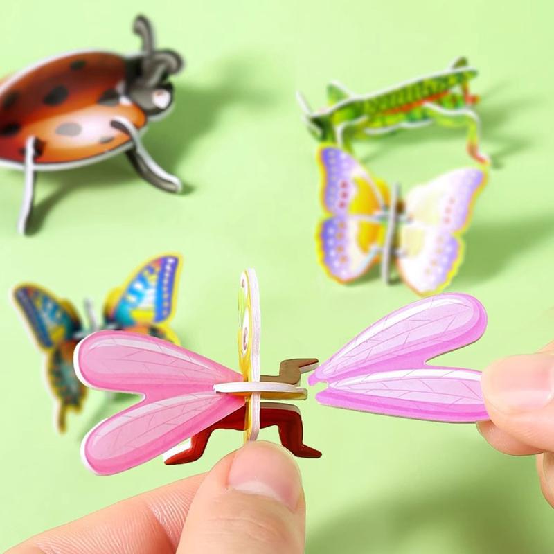 3D Puzzle For Kids Toys 25Pcs Educational 3D Cartoon Puzzle 3D Jigsaw Puzzle Cartoon Art Crafts Gifts For Boys Girls