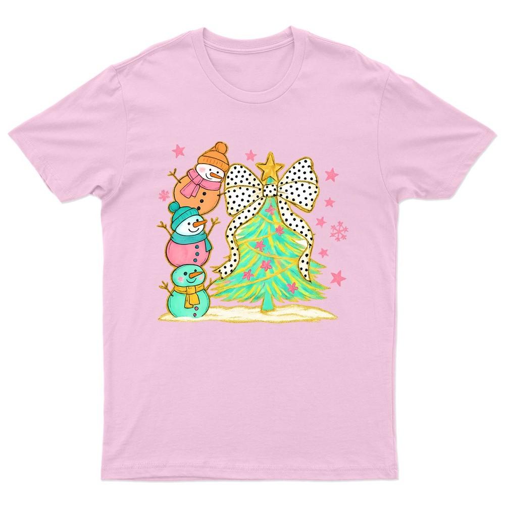 Christmas SnowUnisex Tree Holiday TShirt Unisex Gift Retro Seasonal Funny Xmas