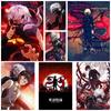 White Paper Tokyo Ghoul Posters and Prints Classic Japanese Anime Wall Art Painting Poster Mural Picture Manga Fan Gift Room Decoration Home Decor
