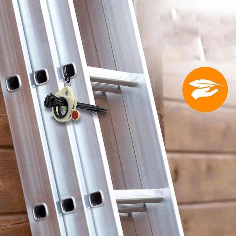 Портативный держатель для кабельных стяжек, флуоресцентный флуоресцентный органайзер, подарочный инструмент для хранения кабельных стяжек