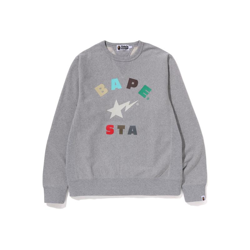 A BATHING APE Sweatshirts Men's Crew Neck Moderate 0ZXSWM113014J