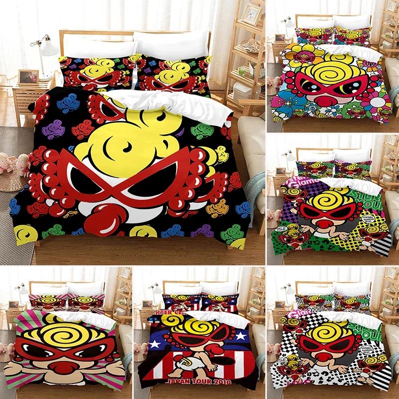 3D Комплект постельного белья Hysteric-Mini с наволочкой Односпальный Двуспальный Полуторный Полный Queen King Size Комплект для спальни