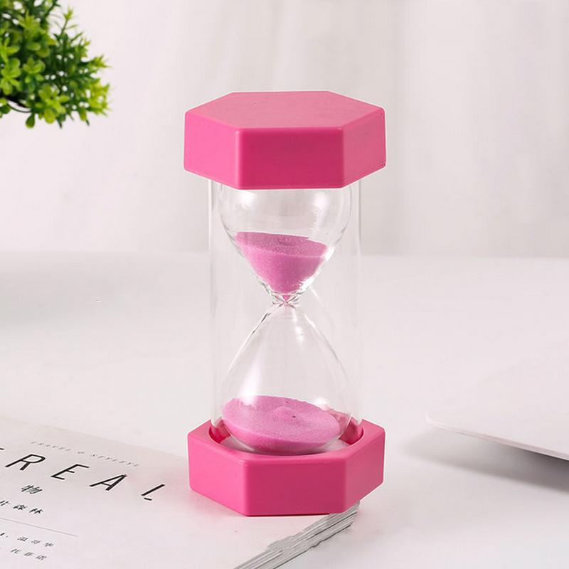 5-60 минут шестиугольные песочные часы с защитой от падения кухонный таймер дети учатся песочные часы новые поделки украшения подарок на день рождения