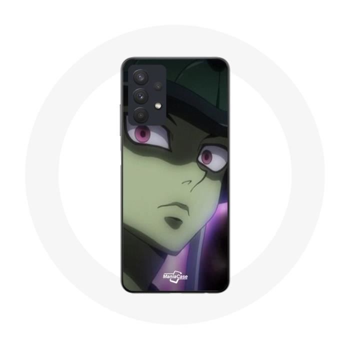 Coque - MANIACASE - Samsung Galaxy A32 5G - Meruem Hunter x Hunter Teaser - Souple - Blanc