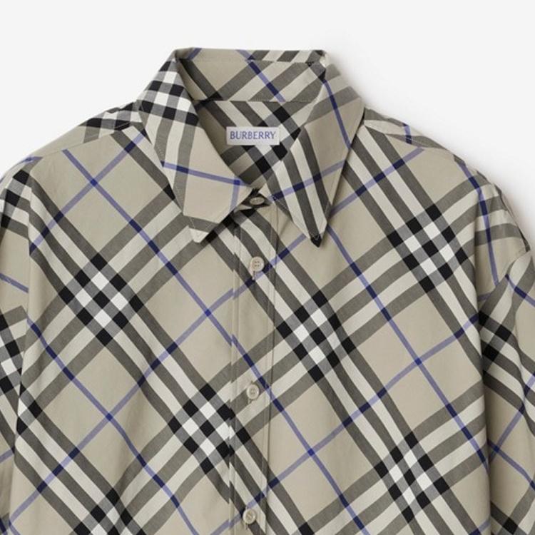 Burberry checked cotton shirt Men's 80876361