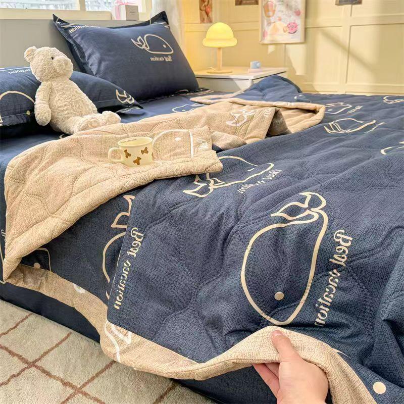 Одеяло, летнее одеяло, постельное белье для спальни, двуспальное одеяло, тонкое ватное одеяло, коврик для взрослых и детей, детское одеяло