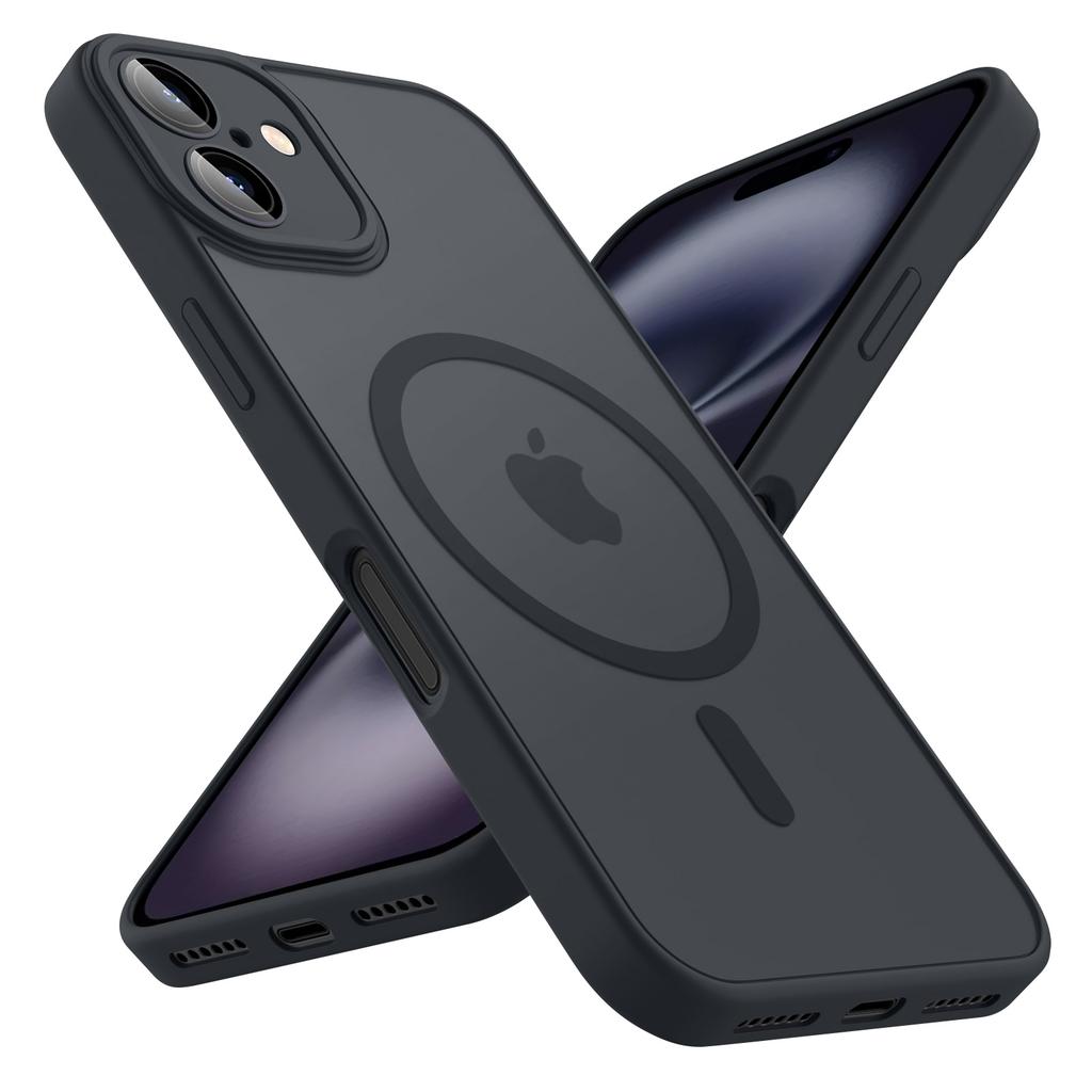 Роскошный прозрачный магнитный чехол для телефона для iPhone 17 16 15 14 13 12 11 Pro Max Plus Для Magsafe Магнитная беспроводная зарядка Чехол