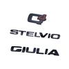 Черный Q4 GIULIA STELVIO буквенная эмблема автомобиля наклейки для Giulia Stelvio аксессуары для внешнего украшения