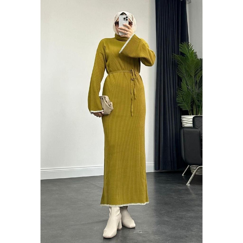 Zeynep Трикотажное Платье Черное