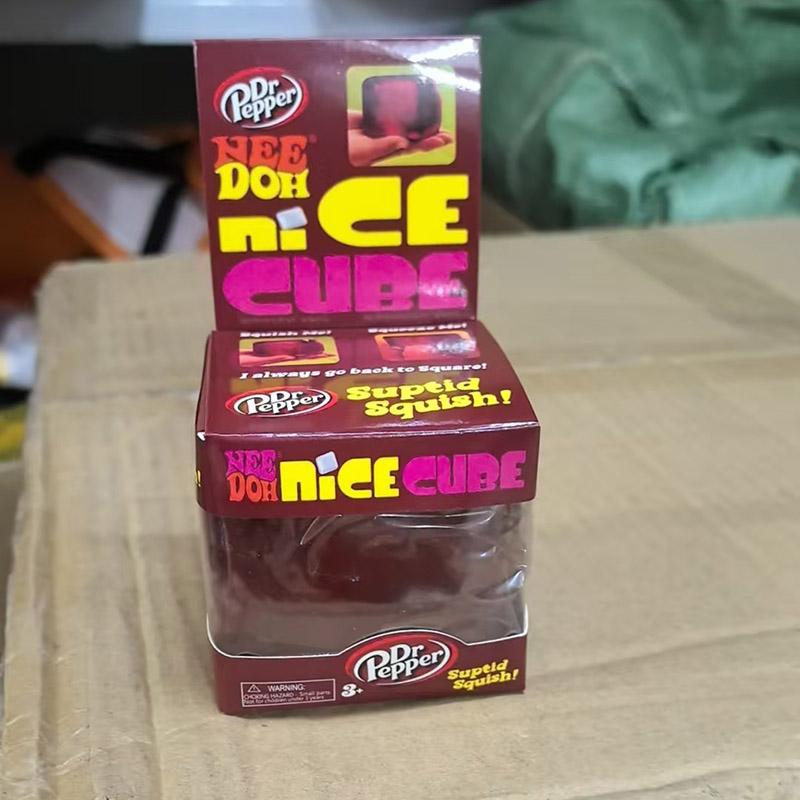Новый Needoh Nice Cube Сенсорный Снятие Стресса Игрушка-Фиджет Для Тревожности Концентрации Настольный Сенсорный Куб Для Взрослых Сжимающая Игрушка Подарок