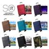 [Griffinland] Suitcase, Carry Case, Carry Bag, Large Size, Free Acceptable Size, Soft Type, Lightweight, Stylish, Cute, TSA Lock, Double Casters,