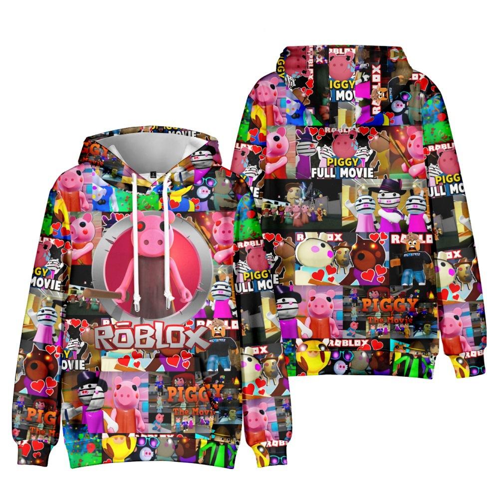 11 Colors Fashion Creative Cartoon Pattern Print Hoodie for Men and Women Autumn Casual Hooded Sweatshirt Cool Y2k Harajuku Top