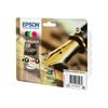 Epson 16XL Multipack Pack De 4 XL Noir, Jaune, Cyan, Magenta Originale Blister Cartouche D'encre Pour WorkForce WF-2010, 2510,…