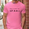 There Is No Place Like 127.0.0.1 Men's T-shirts Funny Computer Comedy Novelty IP Address Graphic Y2k Tops Programmer TShirt