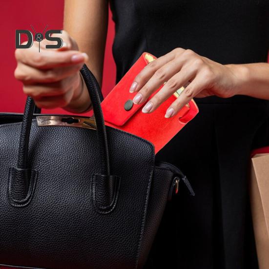 Кошелек Cash Wrap с быстрым доступом к наличным деньгам, органайзер для денег из искусственной кожи с магнитной застежкой, удобный кошелек для бармена, парикмахера