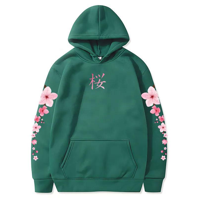 Japanese Blossom Sakura Graphic Hoodies Hoodies
