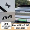 Для Xpeng G6 Черный Глянцевый Значок Логотип Передний Задний Чернение Модификация Аксессуары для Экстерьера Автомобиля