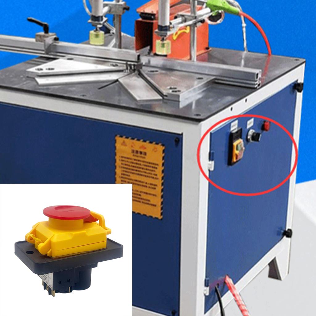 Электрооборудование Выключатели питания KJD18 7-контактная электромагнитная кнопка ПВХ Кнопочные переключатели для различных применений