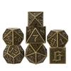 Cusdie DND Металлический набор кубиков-лабиринтов D4-D20 для ролевых игр Pathfinder Настольные игры TRPG