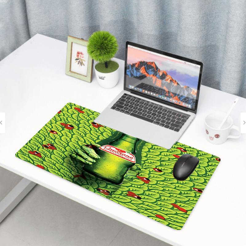 Carlsberg Print Mouse Pad, Anti‑Slip Desktop keyboard Mat, for PC Laptop Gaming Working Daily Use, Cool Festival Birthday Gift