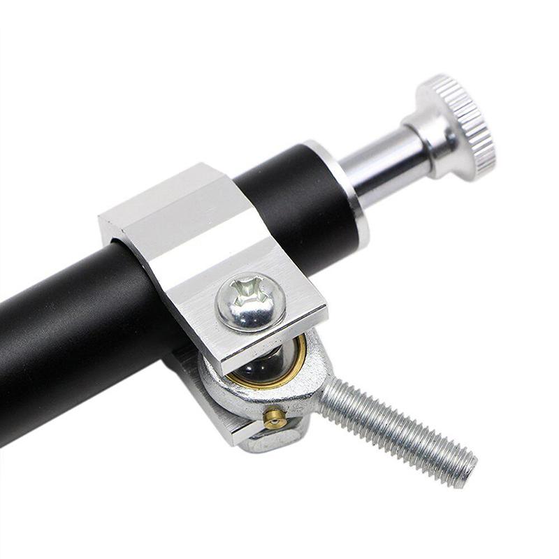 Universal Motorcycle Steering Damper Stabilizer Aluminum Linear Adjustable Balancing Lever Stabilizer 330mm Accessories