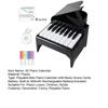 2024 Playable Piano Calendar with 52 Music Scores Musical Scale Sticker USB Rechargeable 3D Piano Desktop Calendar Decoration Birthday Gift