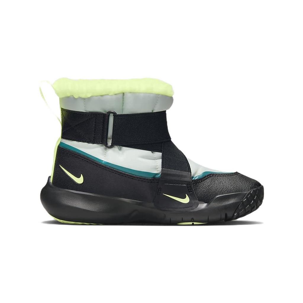 Nike Flex Advance Boot Comfortable Slip-Resistant Durable Warm Kids Boots Kids Boots Yellow Green DD0304-001