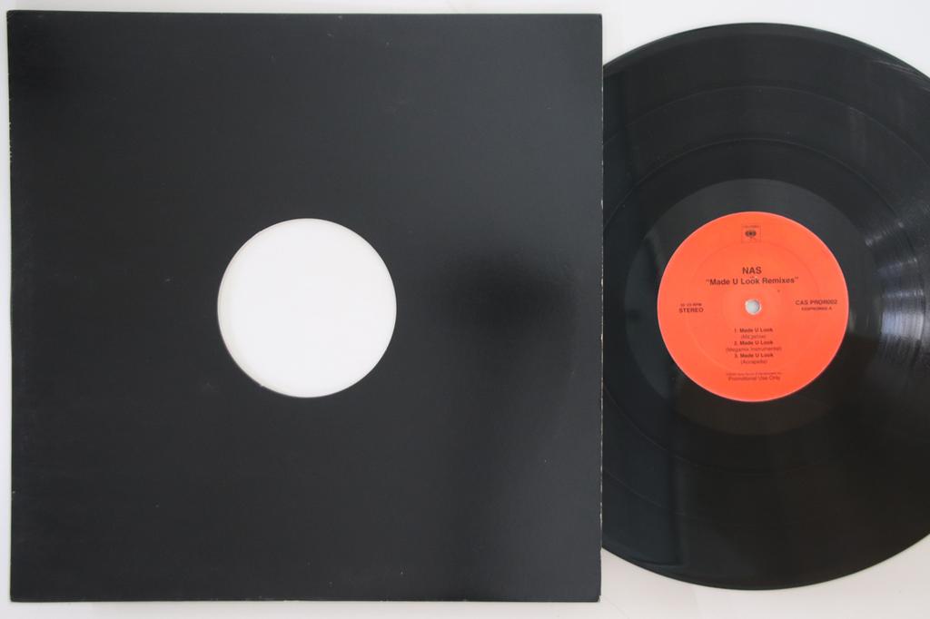 12-дюймовая пластинка NAS - Made U Look Remixes CASPROR002PROMO COLUMBIA 2003 UK Рэп и Хип-хоп/R&B Б/У
